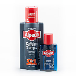 Dárkové balení - Alpecin Shampoo C1 + Alpecin Liquid - cestovní balení - 1 balení